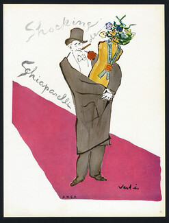 Schiaparelli (Perfumes) 1946 Shocking, Marcel Vertes