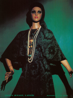 Tissus Jenast 1974 Pierre Imans Mannequin