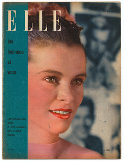 ELLE N°105 du 18 Novembre 1947 Christian Dior Balenciaga Pierre Balmain Robert Piguet René Gruau