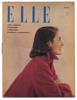 ELLE N°114 du 27 Janvier 1948 Elle à New York Hélène Gordon-Lazareff Richard Avedon