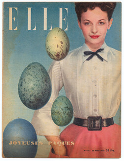 ELLE N°122 du 23 Mars 1948 Schiaparelli