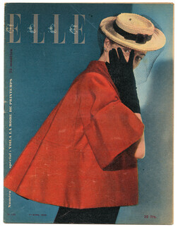 ELLE 1948 N° 123 René Gruau, Schiaparelli, Paquin, Lucien Lelong, Balenciaga...