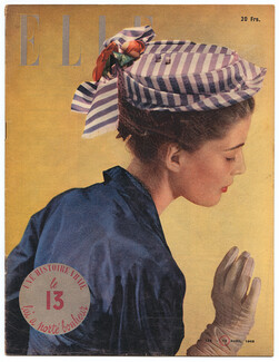 ELLE N°125 du 13 Avril 1948 Claude Saint Cyr