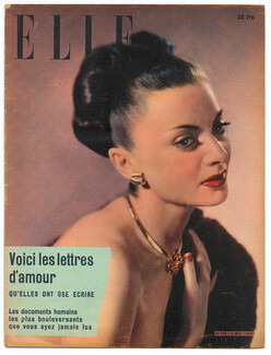 ELLE N°128 du 4 Mai 1948 Bijoux Yendis, Touchagues, Vanyna de War