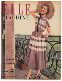 ELLE N°135 du 22 Juin 1948 Nina Ricci Yolande Bloin Françoise Giroud