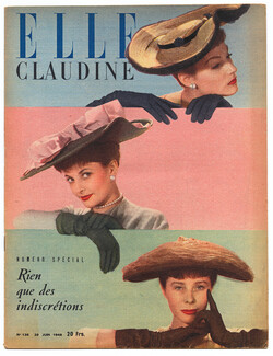 ELLE N°136 du 29 Juin 1948 Legroux Soeurs