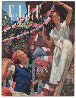 ELLE N°138 du 13 Juillet 1948 Bettina Annabella Jacques Fath