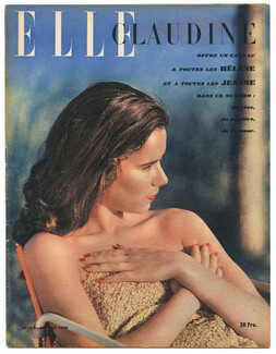 ELLE N°143 du 17 Août 1948 Michelle Maurois Jacques Fath Bettina