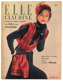 ELLE N°146 du 7 Septembre 1948 Maud Roser, Perugia