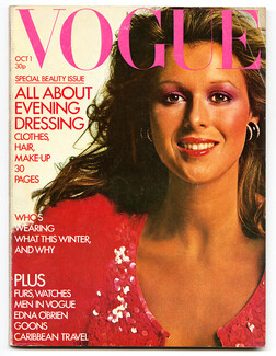 UK Vogue British Magazine 1972 October 1st, Penati, Norman Parkinson, Cecil Beaton, Watches, Cardin Cosmos