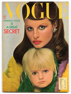 UK Vogue British Magazine 1971 December, Norman Parkinson The Seychelles, Yoko Ono, David Montgomery