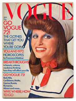 UK Vogue British Magazine 1972 January The Paris Picture, Nile Journey David Bailey