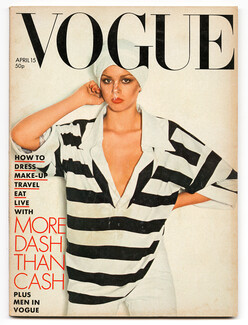 UK Vogue British Magazine 1976 April 15, Kenzo, Men in Vogue