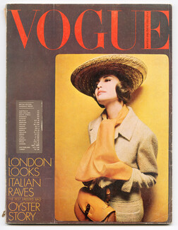 UK Vogue British Magazine 1964 March 15th, London looks, Donald Silverstein, David Bailey, Frank Horvat, Chanel