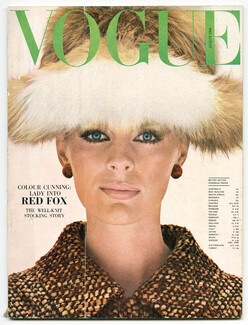 UK Vogue British Magazine 1964 August, Red Fox, Helmut Newton, Otto Lucas, Norman Eales, Silverstein, David Bailey, Mick Jagger
