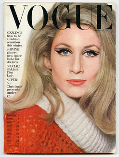UK Vogue British Magazine 1964 November, Jane Holzer, David Bailey, Audrey Hepburn, Irving Penn