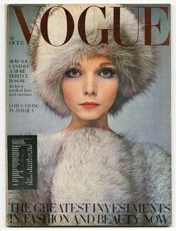 UK Vogue British Magazine 1968 October 15th, Otto Lucas, Barry Lategan, Alexandra Stewart, Jean-Loup Sieff