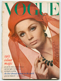 UK Vogue British Magazine 1965 April, Cartier, David Bailey, Helmut Newton