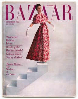 Harper's Bazaar 1960 December, Sokolsky, Warhol (6 pages), Van Cleef & Arpels, Richard Avedon