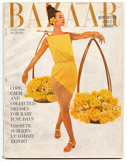 Harper's Bazaar 1960 June, Derujinsky, Sokolsky, Hiro, Warhol, Christian Dior (Shoes)