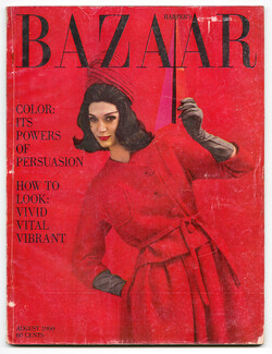 Harper's Bazaar 1960 August, Derujinsky, Alfred Knopf, Hiro, Jane Bixby