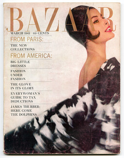 Harper's Bazaar 1961 March, Faurer, Richard Avedon, Max Ernst Henri Cartier-Bresson, Derujinsky, Saul Leiter