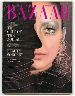 Harper's Bazaar 1968 October, The Cult of Zodiac by Hiro, Tiffany, Yves Saint Laurent