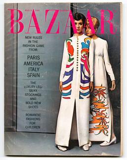 Harper's Bazaar 1968 March, James Moore, Hiro, Shoes