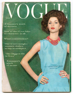 Vogue US 1960 June, Karen Radkai, Irving Penn, Horst, René Bouché, Sante Forlano, Leombruno-Bodi