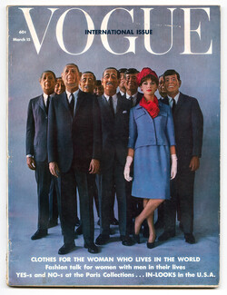 Vogue US 1962 March 15, Paris Report, Art Kane, William Klein, Bert Stern, René Bouché, Christian Dior, Roger Vivier