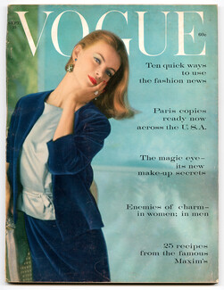 Vogue US 1959 September 15 Paris Copies, Rawlings, Arno Sternglass, Leombruno-Bodi, Rutledge, Irving Penn, Horst