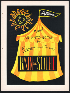 Antoine (Body Care) 1958 Bain de Soleil