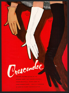 Crescendoe (Gloves) 1957 René Gruau