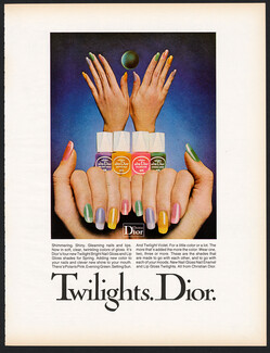 Christian Dior (Cosmetics) 1973 Twilights, Nail Enamel