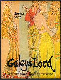 Galey & Lord 1973 Fashion Illustration