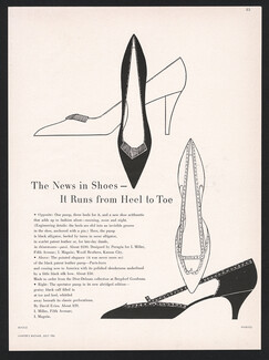 Warhol 1956 The News in Shoes, Dior-Delman, David Evins