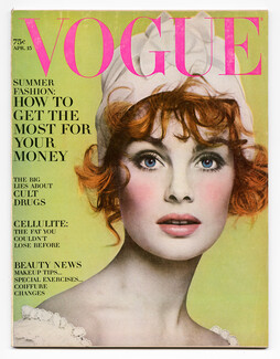Vogue 1968 April 15, Jean Shrimpton by Avedon