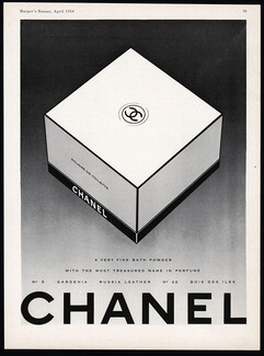 Chanel (Cosmetics) 1954 "Poudre de Toilette" Bath Powder