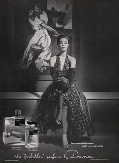 Dana (Perfumes) 1952 Tabu, Dress Herbert Sondheim