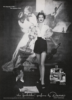 Dana (Perfumes) 1953 Tabu, Violin