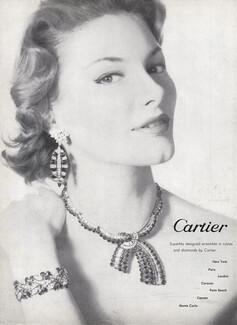 Cartier (Jewels) 1954 Ensemble in Rubies and Diamonds