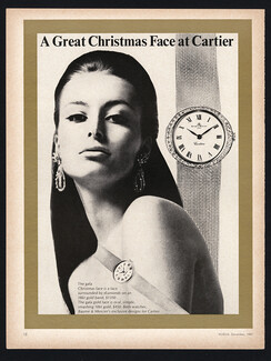 Cartier, Baume & Mercier (Watches) 1967 A Great Christmas Face at Cartier