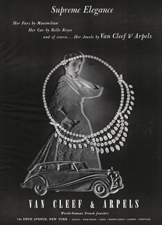 Van Cleef & Arpels 1954 Rolls-Royce, Maximilian Furs, Supreme Elegance