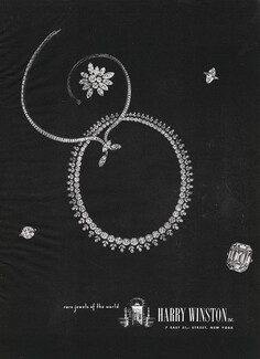 Harry Winston 1953 Necklace, Rings, Clip