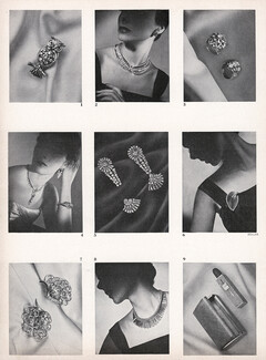 Palladium 1952 René Bry, Régner, Mellerio dits Meller, Sterlé, Rigollet et Ulmer, Mirra Ainé