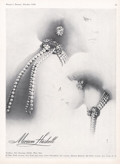 Miriam Haskell 1954 Necklace, Earrings