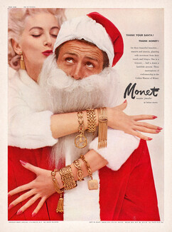 Monet (Jewels) 1954 Fur Coat Fredica, Santa