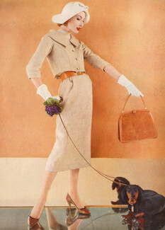 Lilli Ann (Couture) 1957 Teckel, Photo Karen Radkai