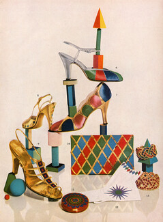The Harlequinade Play 1953 Delman, Deliso, Julianelli Shoes, Photo Ernst Beadle