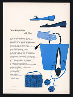 Warhol 1954 Wear Bright Blue, Fashion Goods